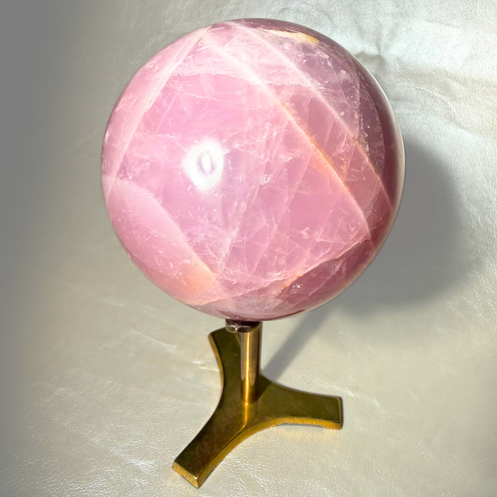 Lavender Rose Quartz Sphere XL