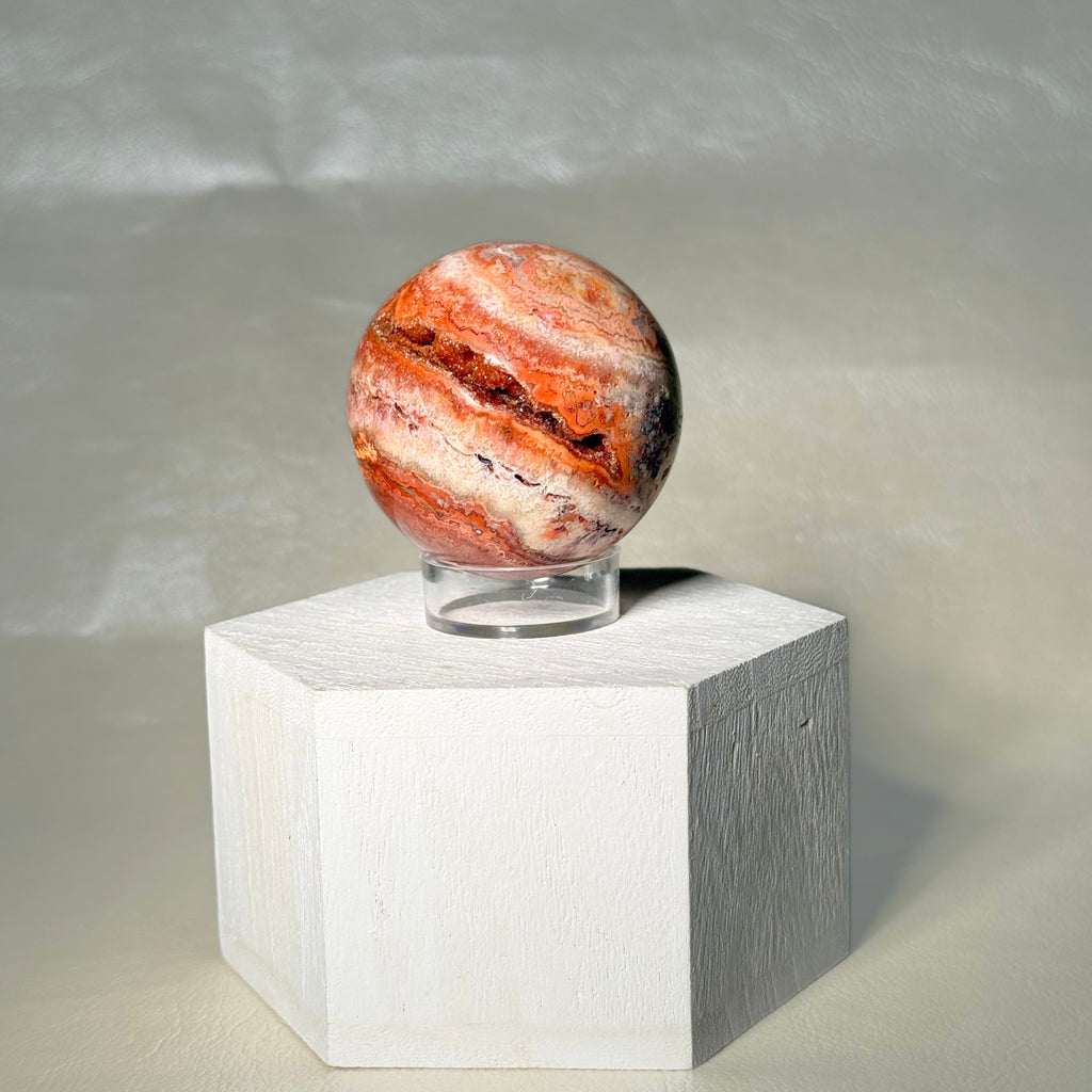 Crazy Lace Agate Sphere