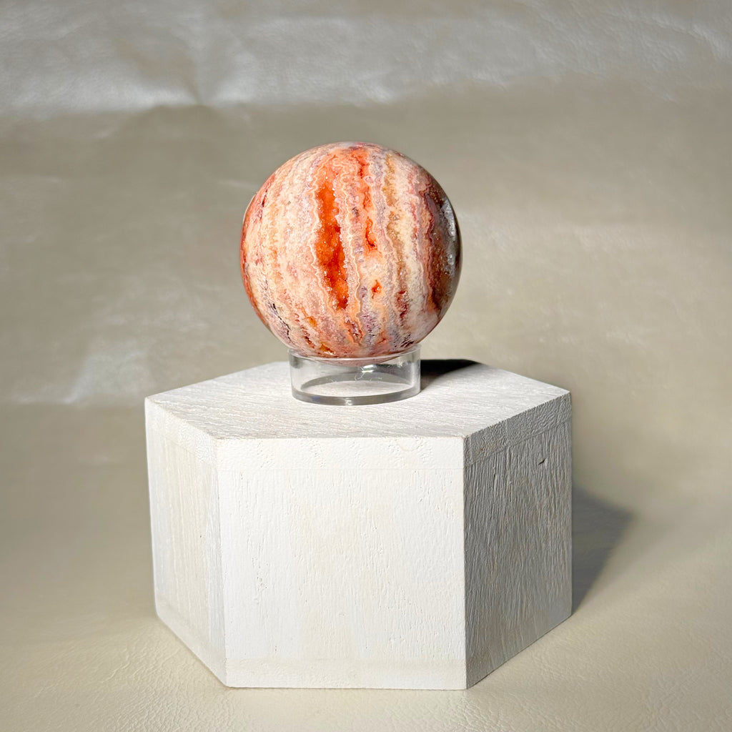 Crazy Lace Agate Sphere