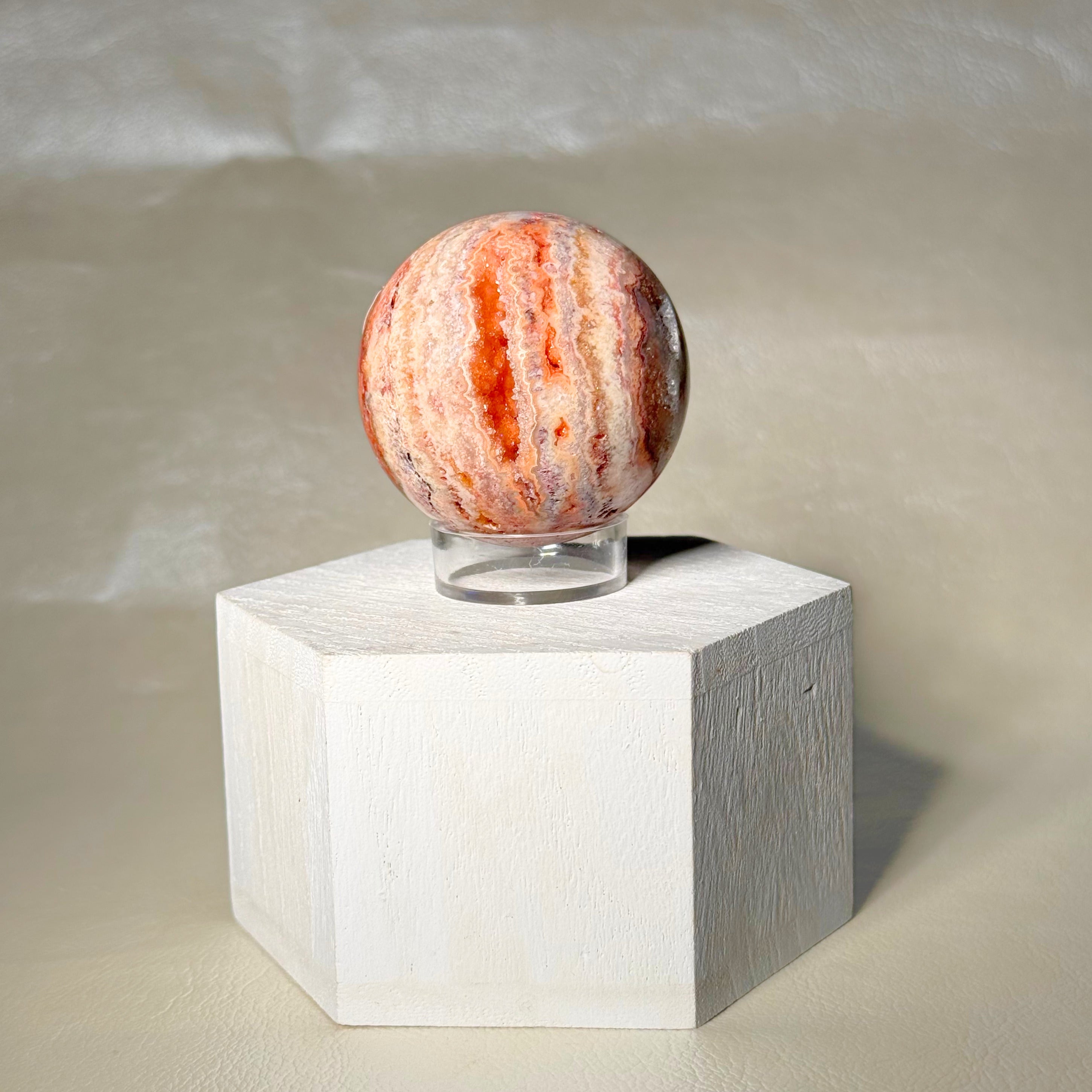 Crazy Lace Agate Sphere