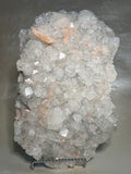XXL Diamond Apophylite with Peach Stilbite