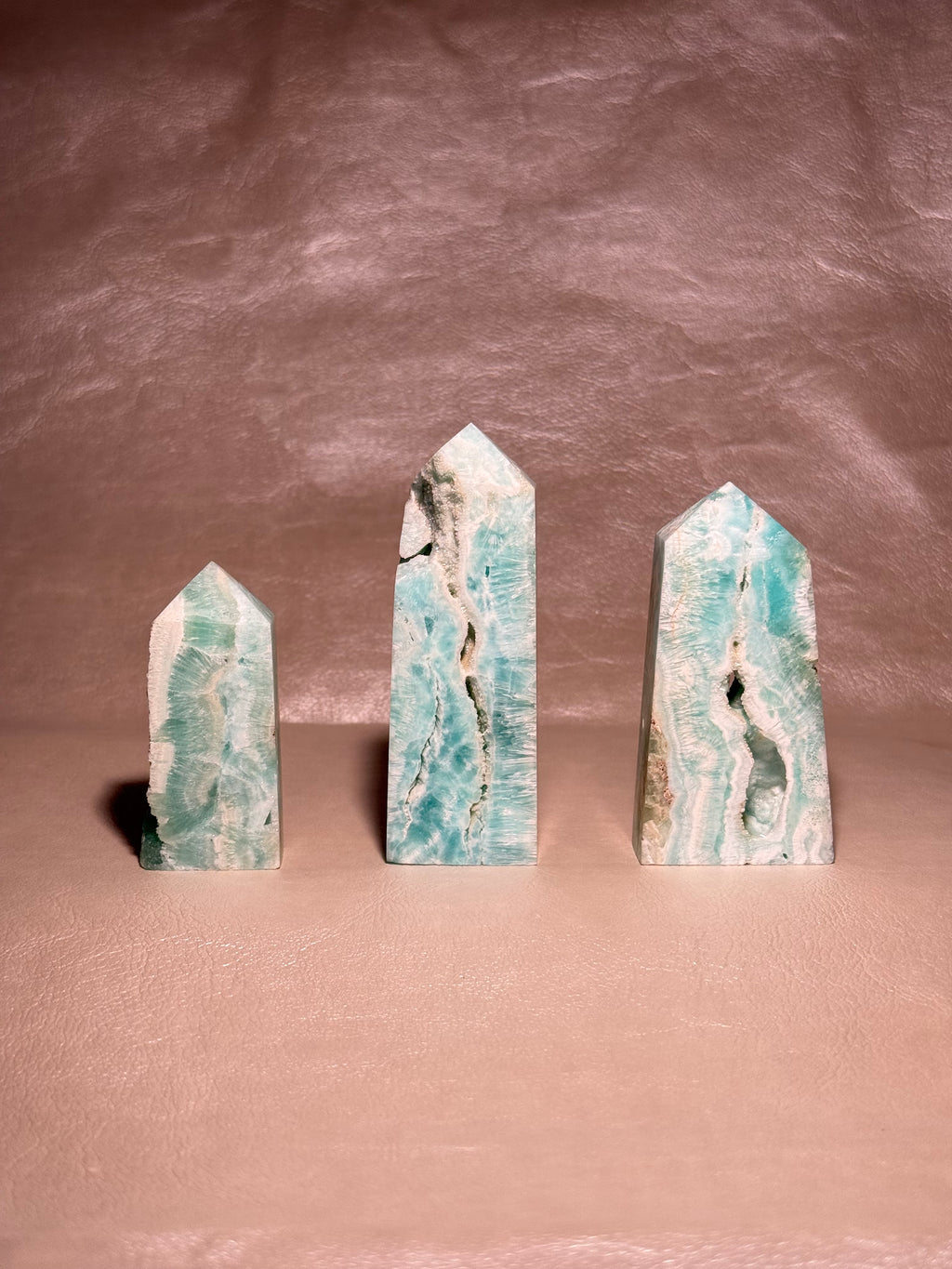 Hemimorphite Tower with Druzy Pockets