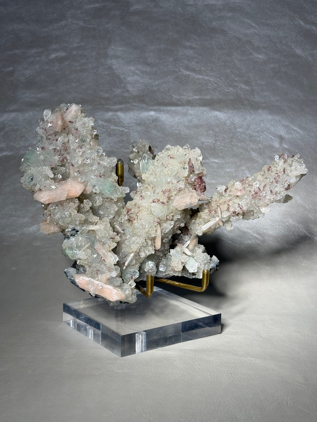 Green Diamond Apophyllite Stalactite