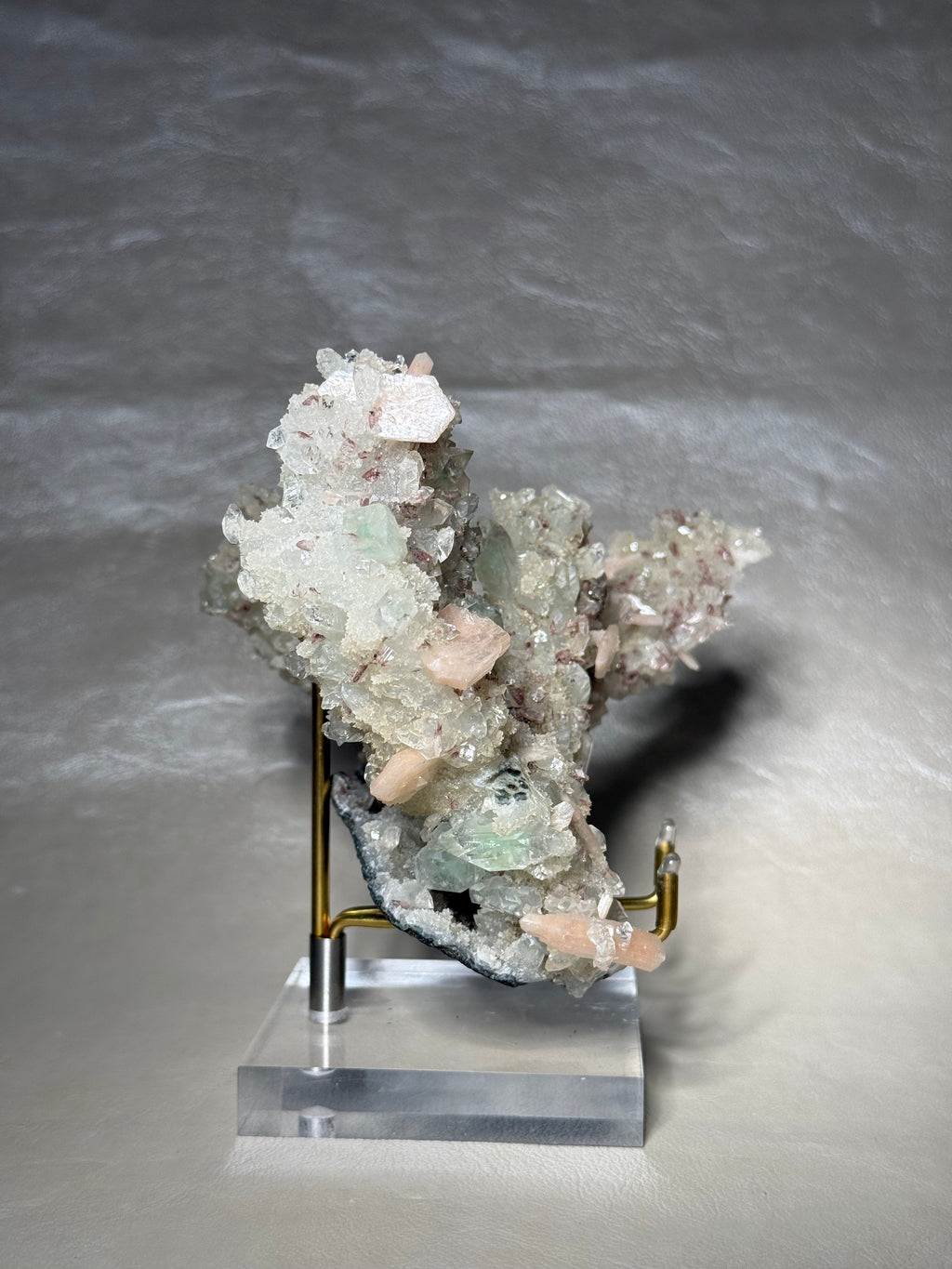 Green Diamond Apophyllite Stalactite