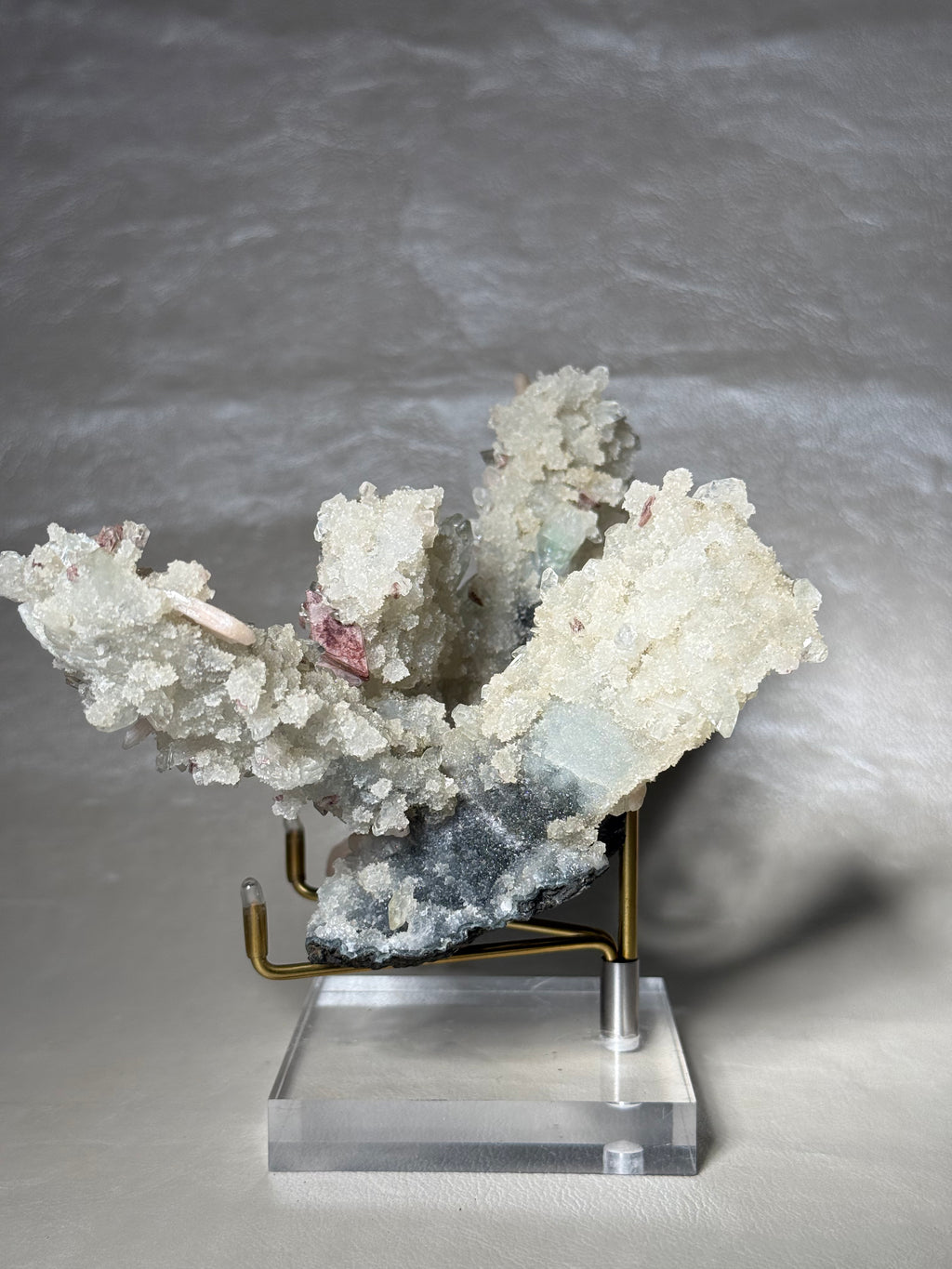 Green Diamond Apophyllite Stalactite