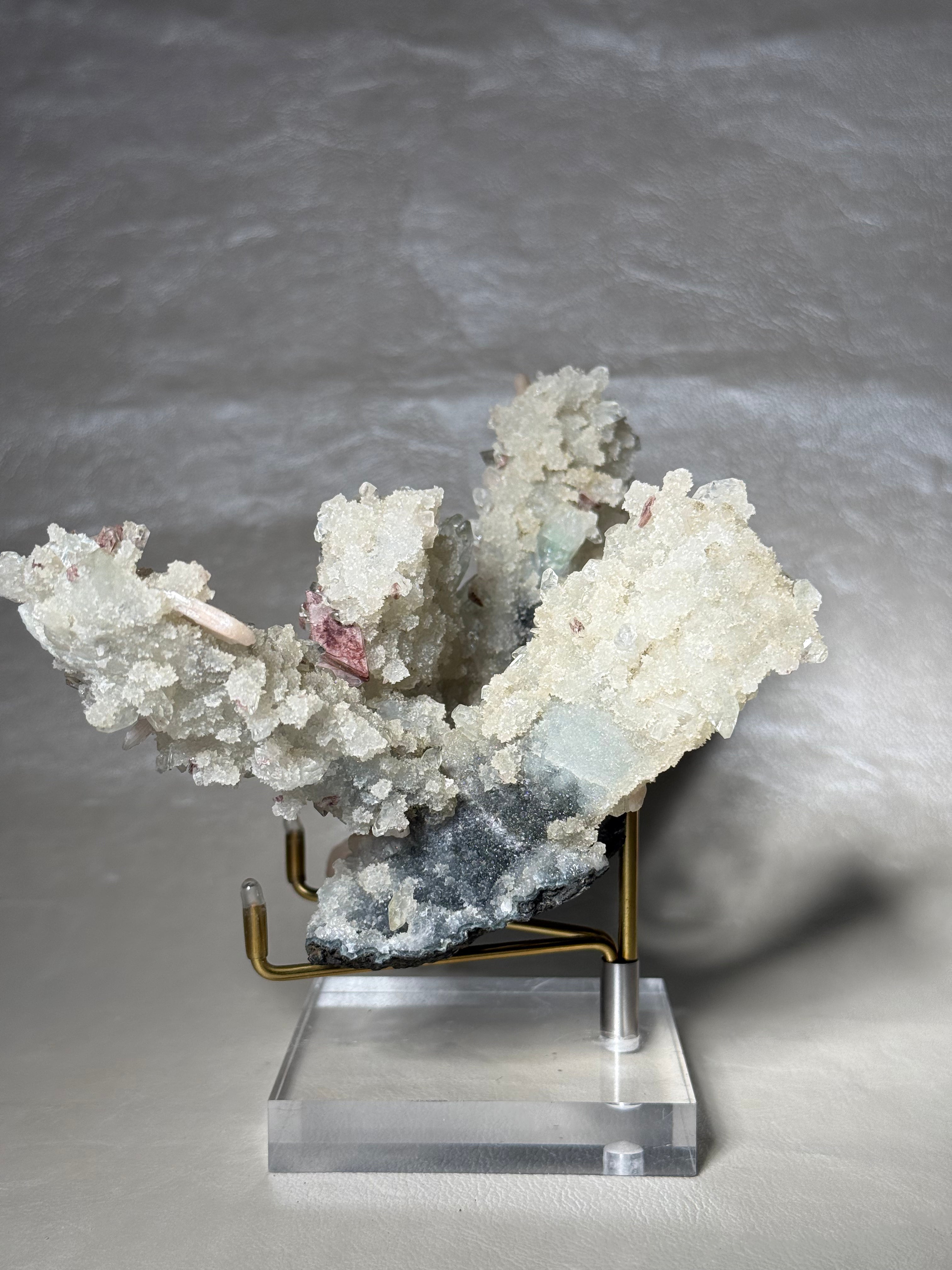 Green Diamond Apophyllite Stalactite