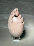 Pink Amethyst Half Polished Shiva