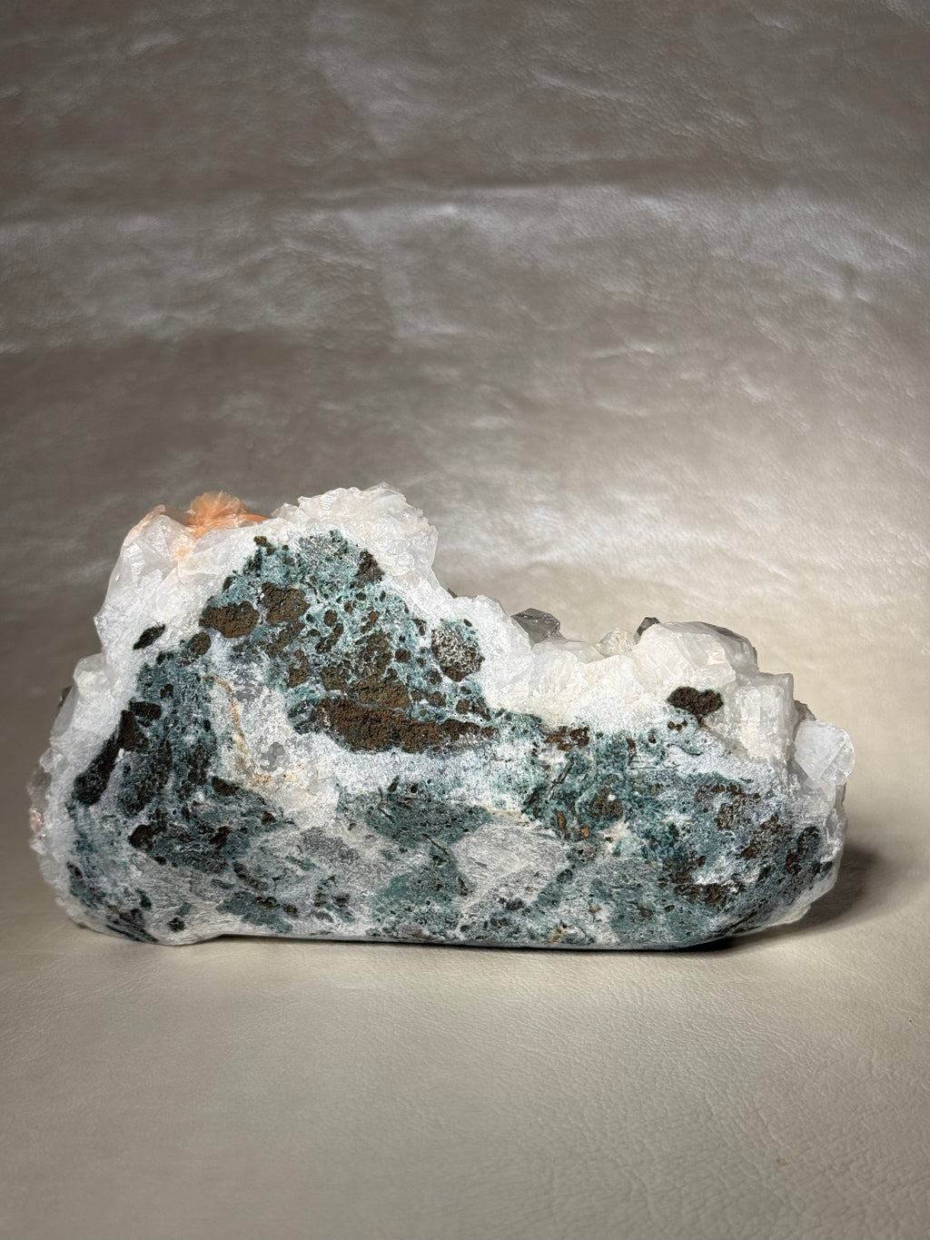 Apophyllite With Peach Stilbite