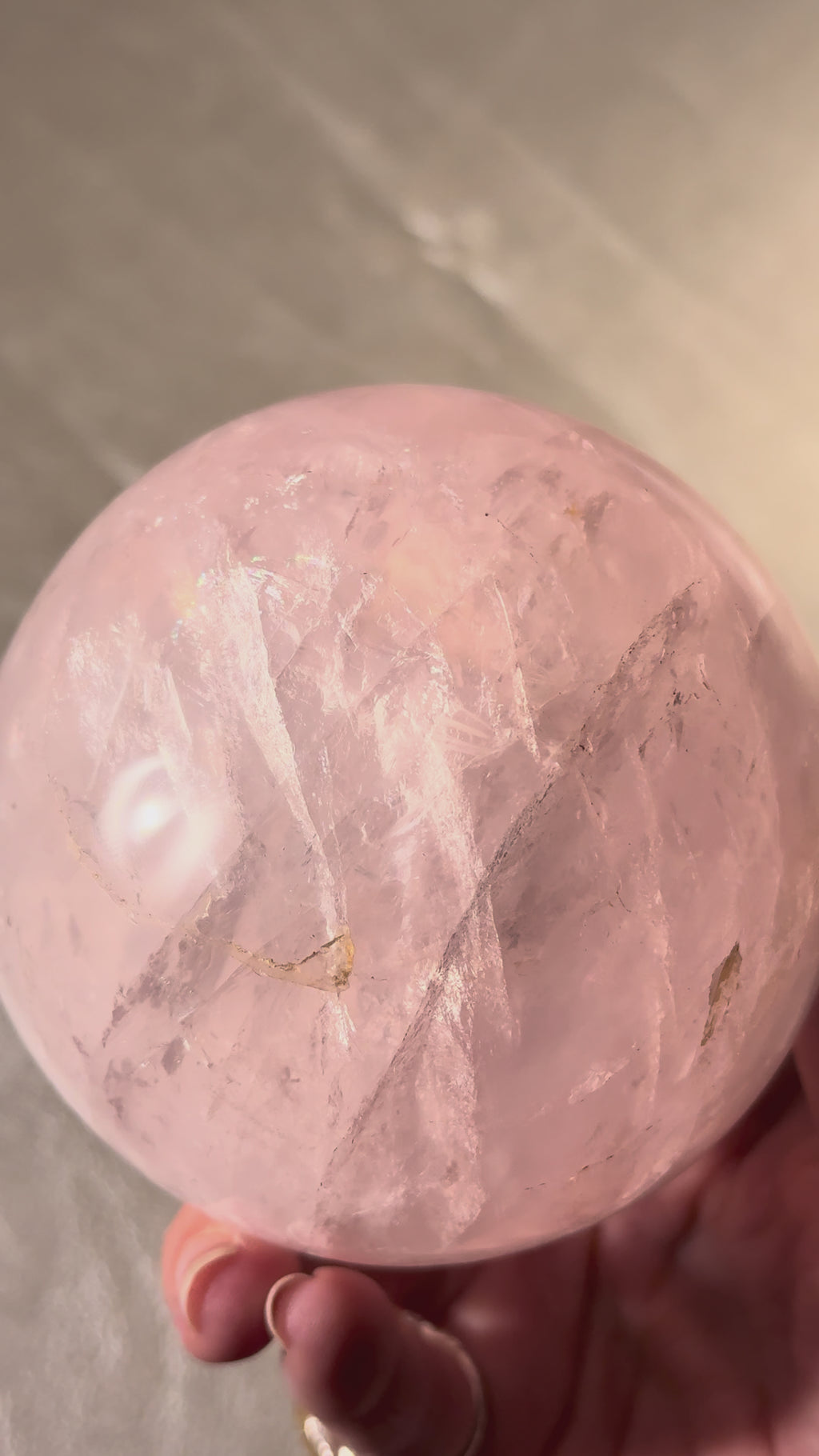 Rose Quartz Sphere LG