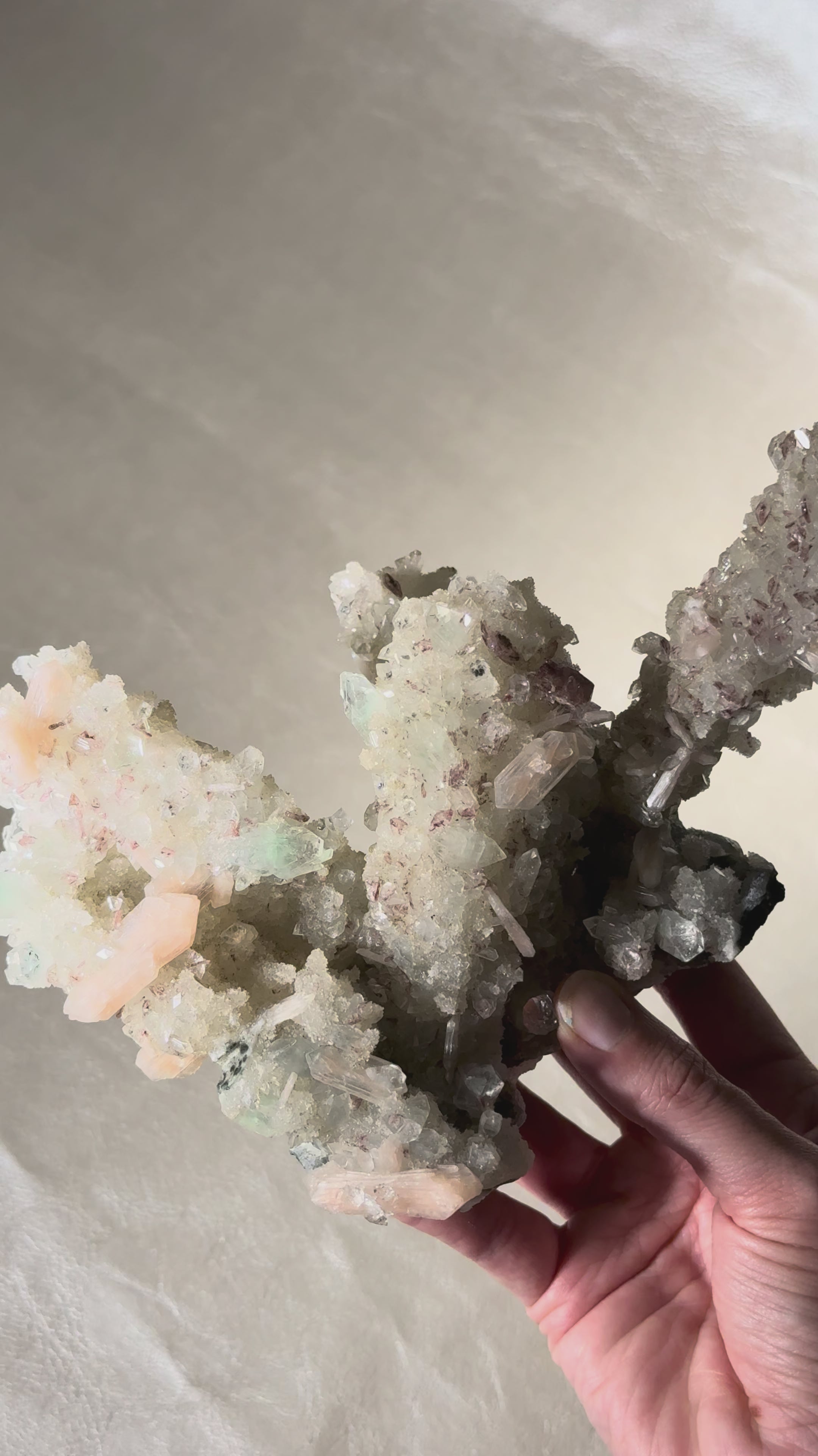 Green Diamond Apophyllite Stalactite